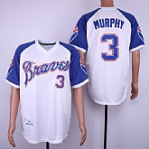 Braves 3 Dale Murphy White 1974 Throwback Jersey Dzhi,baseball caps,new era cap wholesale,wholesale hats